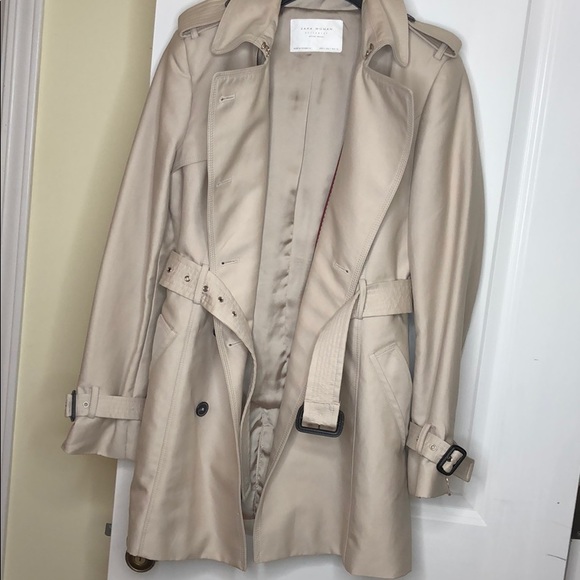 Zara Coat light cream/beige/tan Small - Picture 9 of 12